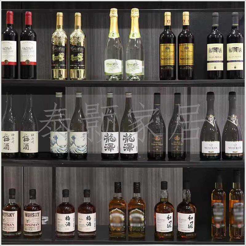 具售楼处吧样板间酒柜仿真酒摆橱柜道假酒软装厨房台餐厅饰JJ件品