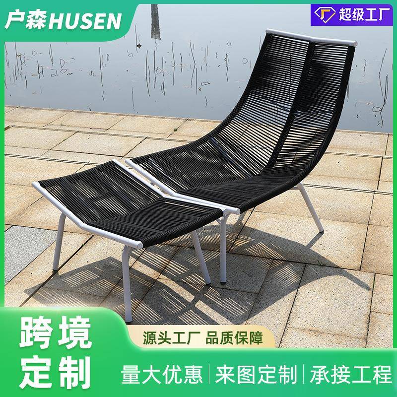 户躺酒店民宿椅墅庭院度假村泳池室T199外家具防水防晒露台别外躺