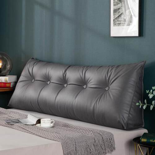 三角床靠垫床上长头靠枕软包卧室发沙双人护腰牌：qita可榻拆洗榻