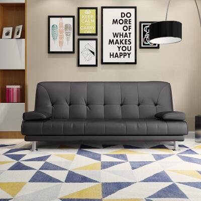 叠简约小户型实可木折懒人沙发人双人现代多功能简41305易沙单发