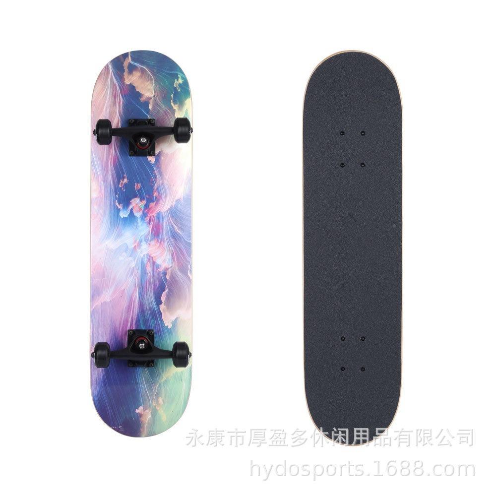 英性31寸双翘板滑板Flip270七层枫木坚固耐用初四学者通用轮滑板