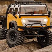 JT6攀爬车平板车拖车穿越RC遥控电动模型 CROSSRC EMO 六驱越野车