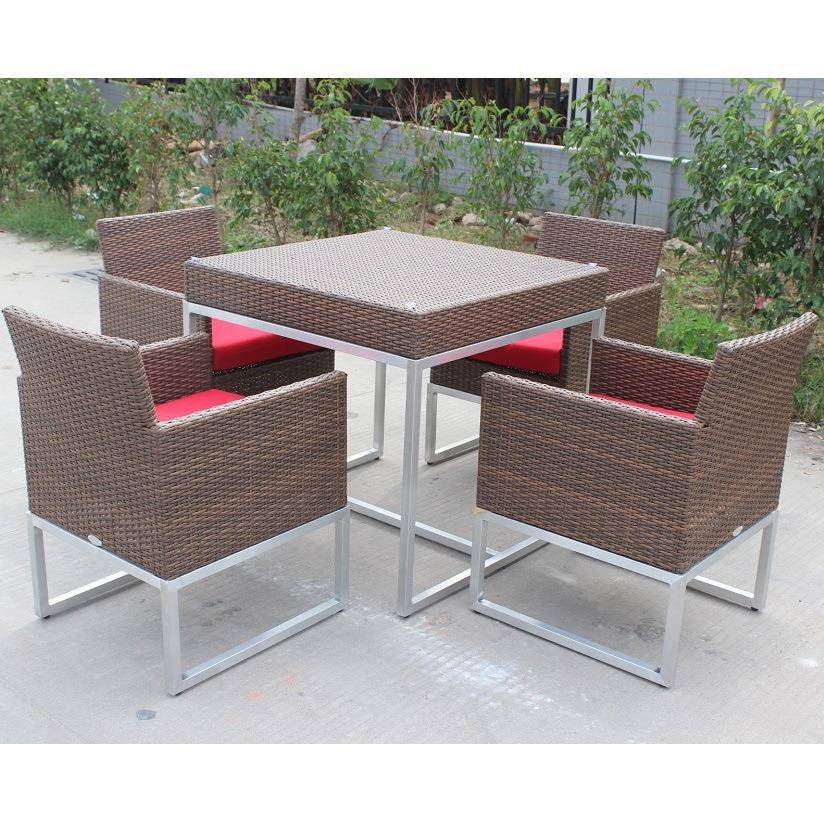 外椅仿藤编藤椅防水防桌锈阳台CF965编藤套装庭院藤台休闲组户合