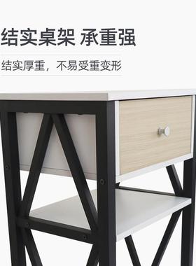 宿多租层置物架小茶几几小方桌出DK935房舍家用卧室边床头简约沙