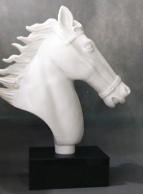 树脂工艺品马头马YD-1969到功成摆件工民厅间艺品客样板房展厅摆