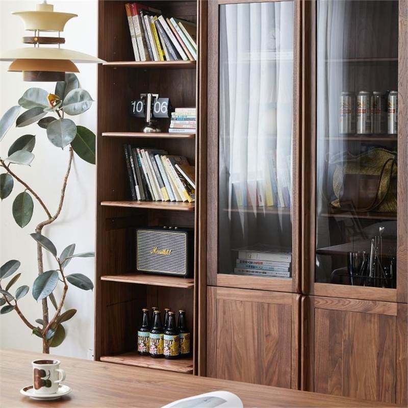 实木书柜北美黑胡桃木储物柜组合展示柜现代简约落地带门置物架,玩具/童车/益智/积木/模型,垂直悬浮玩具,淘宝优惠券,粉丝福利购,淘宝优惠卷