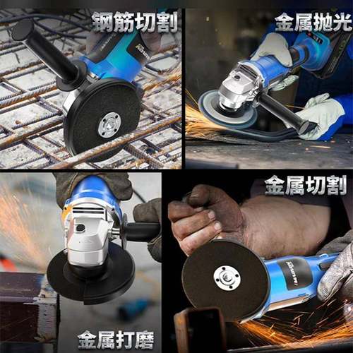 率通用角DGB磨机锂电功充电式多能磨光机功无抛线光打磨机珉达五