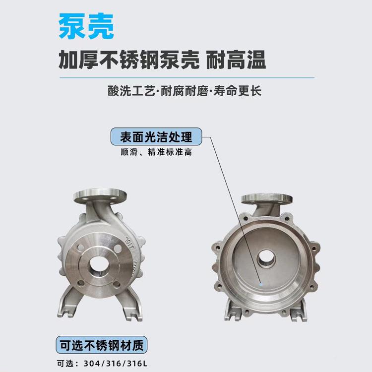 I钢H150-125-250不锈离心泵水池循环泵抽水排水泵JZI耐腐蚀
