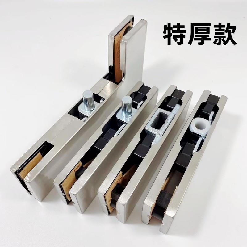 玻璃门夹地弹簧门配件上下夹无框玻璃门上下顶曲夹一字夹七字门夹图片