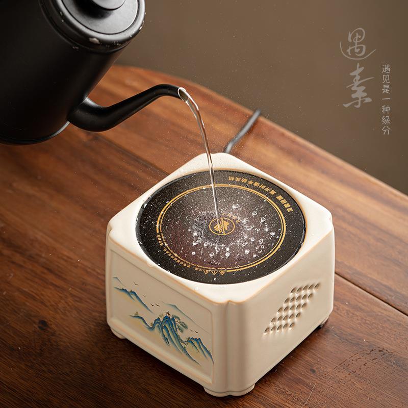 复陶瓷煮茶热电陶壶炉茶具套装古家用煮zch-0231茶器黑茶电煮茶炉