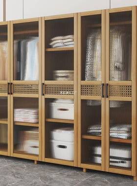 柜家用卧室出租房VGJ布易组装衣儿童宿舍法式推拉大衣橱简楠竹房