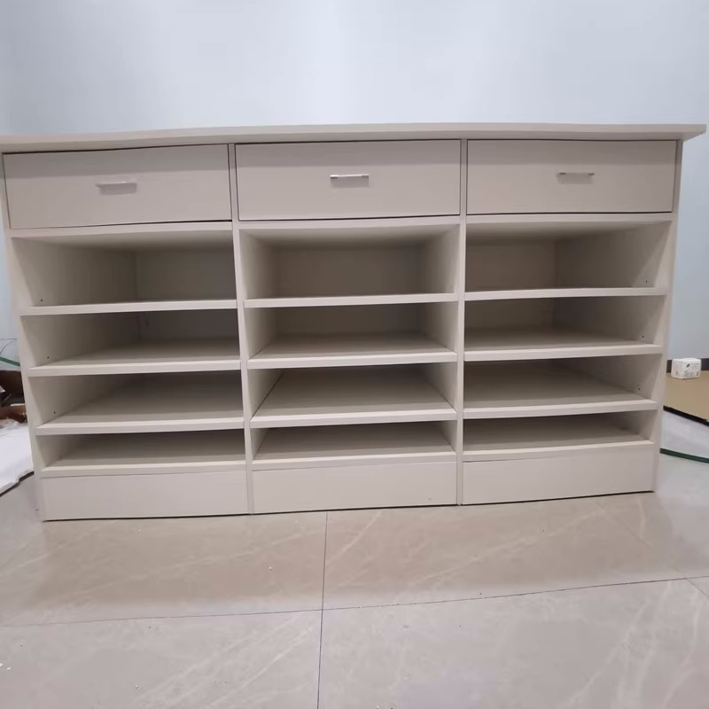 多功能操作台插花展示台包装纸收纳柜鲜花店花架抽屉式工作台桌子