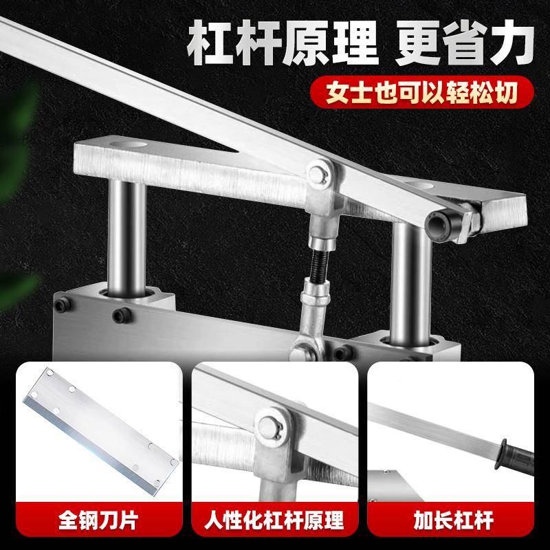 商用切机手动铡骨羊机骨切排棒骨猪骨蹄牛排排冻LBK肉斩骨机不锈