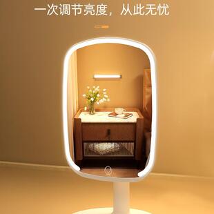 2025新ELD镜子化无品牌/妆镜台式桌面灯学生家用床款头补带光镜梳