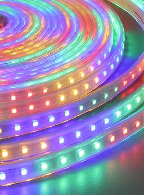 ED四彩灯带低防8.23-7水户外营氛围露灯软灯条庭院栏杆灯便捷led