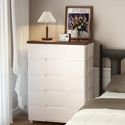 日本IRIS收纳柜加厚整理箱塑料储物柜子家用爱丽丝抽屉式五斗橱