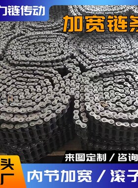 16A内节加宽32mm35mm37mm45mm50mm56mm链条工业传动抛丸机滚子链