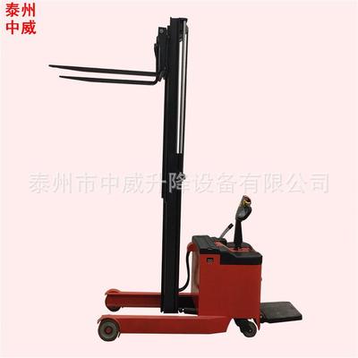 厂家卖站驾式电动升高车前移式托盘堆高移运车无腿全自动叉车