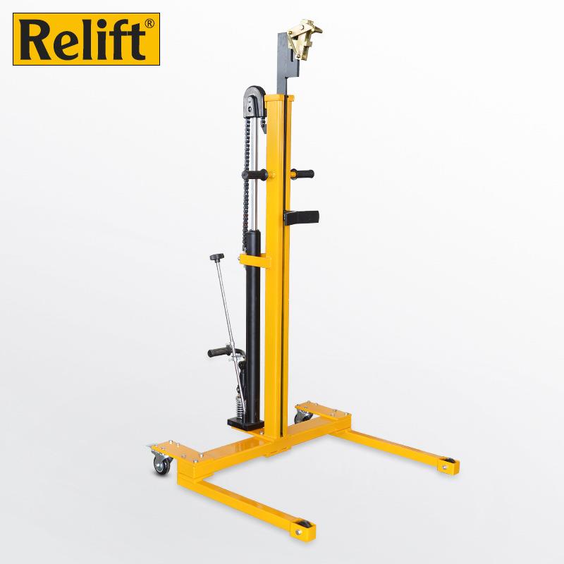 液压油桶升高车手动油桶装卸车轻便型圆桶搬运车装卸堆高货车工具