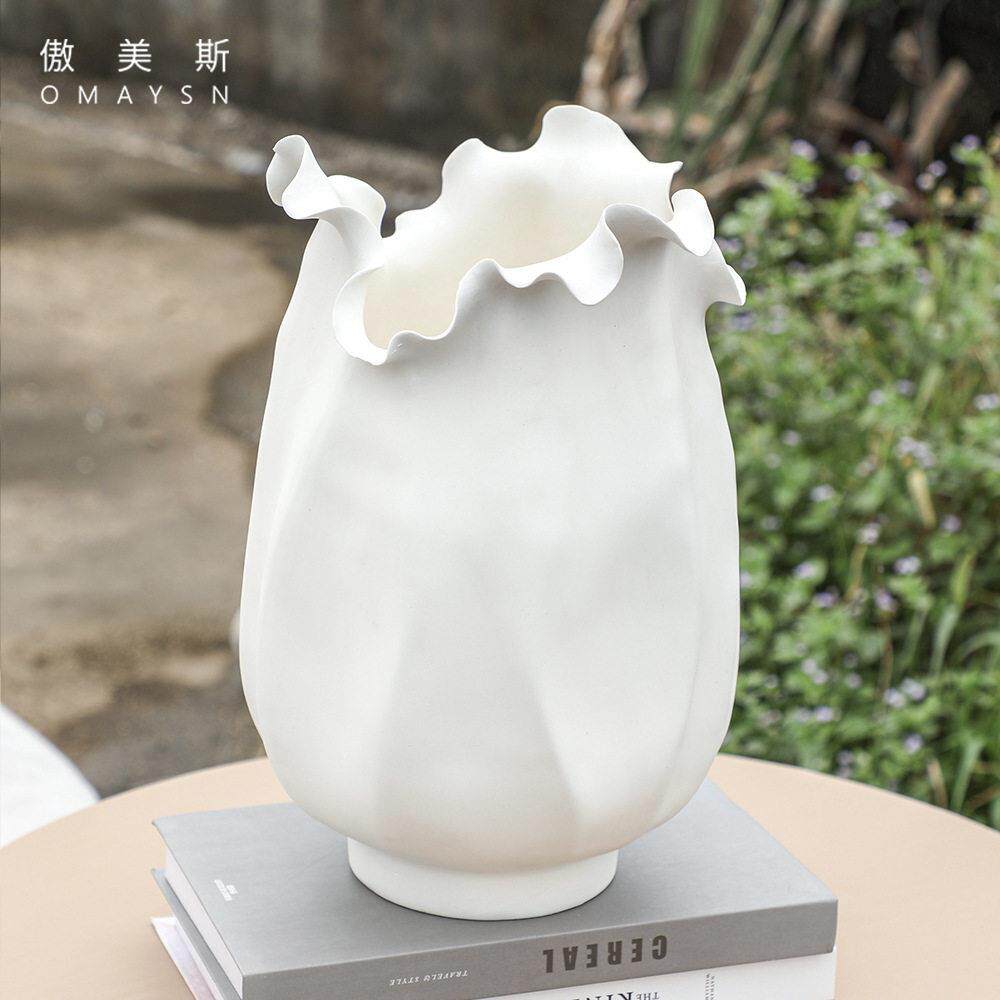 瓷术手工陶花傲美工斯PNUOmaysn跨境花蕾创意艺花公室装饰艺品