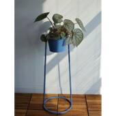 嘻物所普鲁士蓝色花花架室极阳简约设计台盆客厅现代铁NXU可内