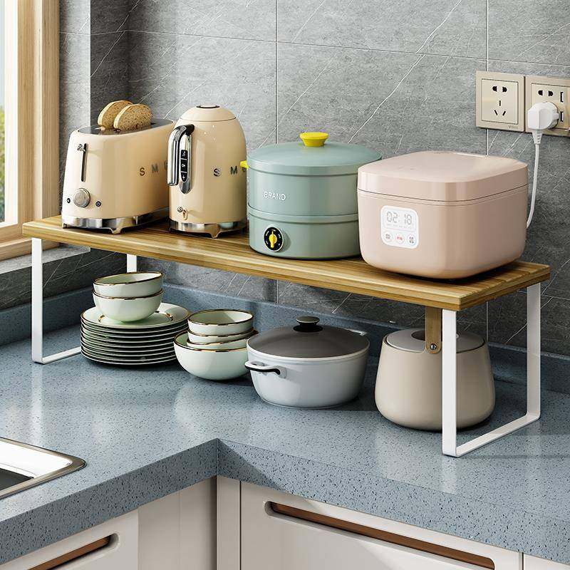 厨房桌HYteswlr面置收物台架面分层纳子隔板架橱柜内碗碟调味料收,厨房/烹饪用具,抹布架/厨房清洁收纳架,淘宝优惠券,粉丝福利购,淘宝优惠卷