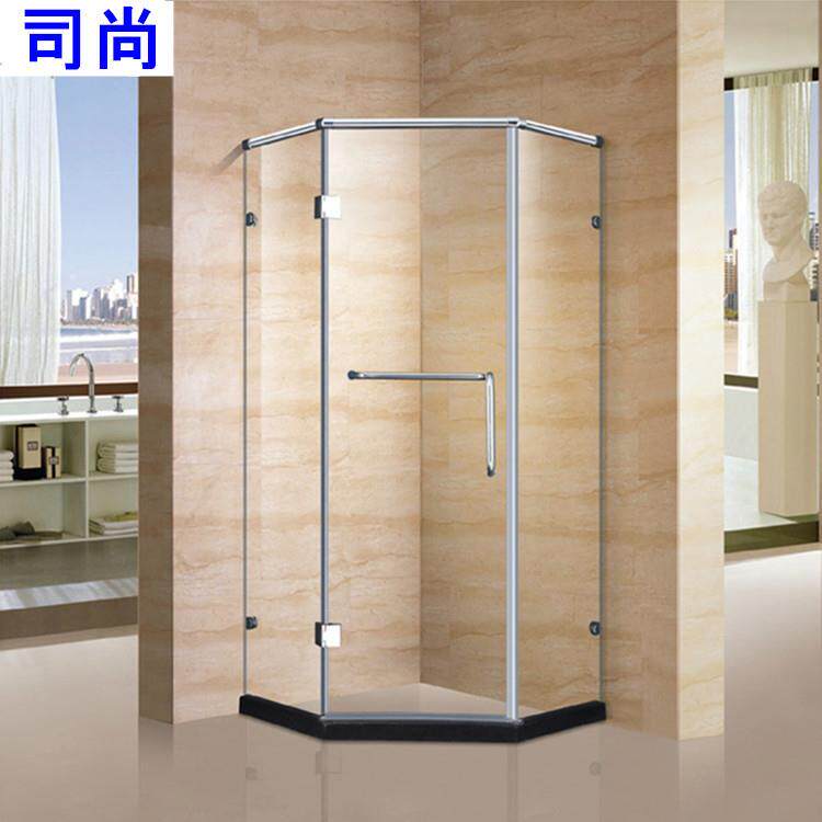 钻石型淋浴房整体浴室钢化玻璃家用简易沐浴室合页平开门S7001