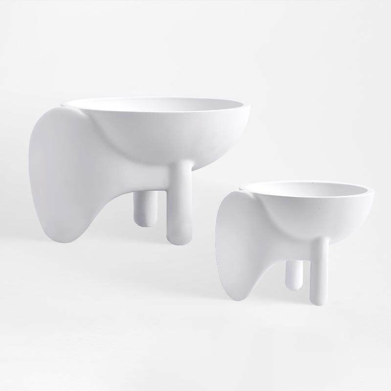 中式简约ES-A6347黑色三足高脚果盘件客厅几托摆盘样板茶售楼处间,家居饰品,装饰摆件,淘宝优惠券,粉丝福利购,淘宝优惠卷