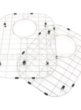 04不锈格水槽免安装网片碗50049碟沥水3架厨房用钢品置网物架