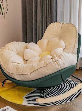 摇摇椅PZF躺椅成人用阳发台休轻闲椅客家厅奢单人设计师懒人沙可