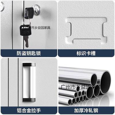 办阳公皮矮柜文件柜带锁抽屉收纳储物123柜台小型工具柜铁子印打