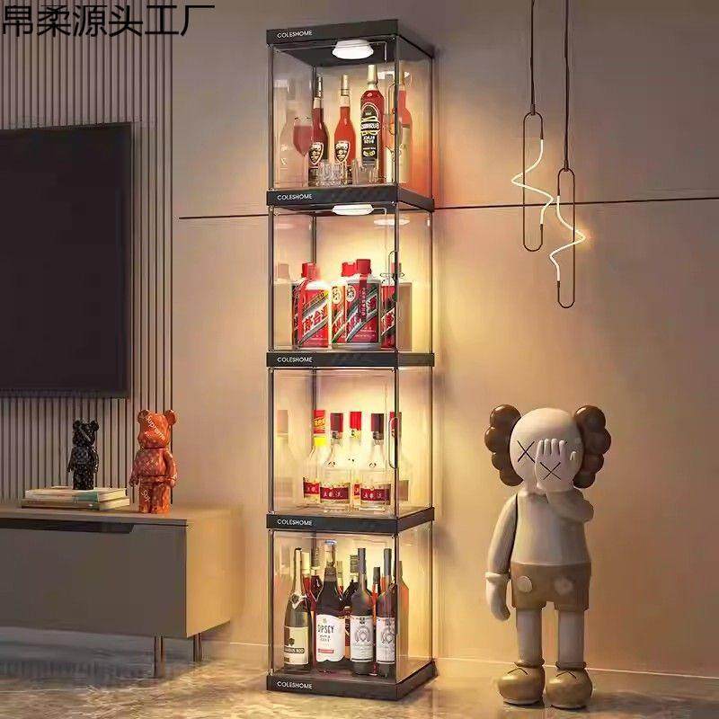 酒柜置物示架家用宿舍红迷酒柜办公室SHR你展架台小型吧透明收纳,美容美体仪器,其它面部美容工具配件,淘宝优惠券,粉丝福利购,淘宝优惠卷