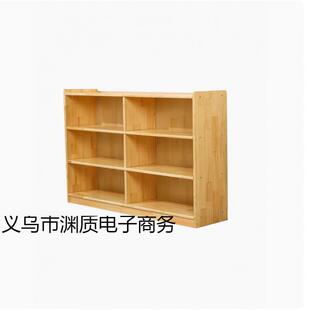 幼儿园收教具室CNQ区角柜实蒙木玩具柜组合柜式教柜儿童纳柜
