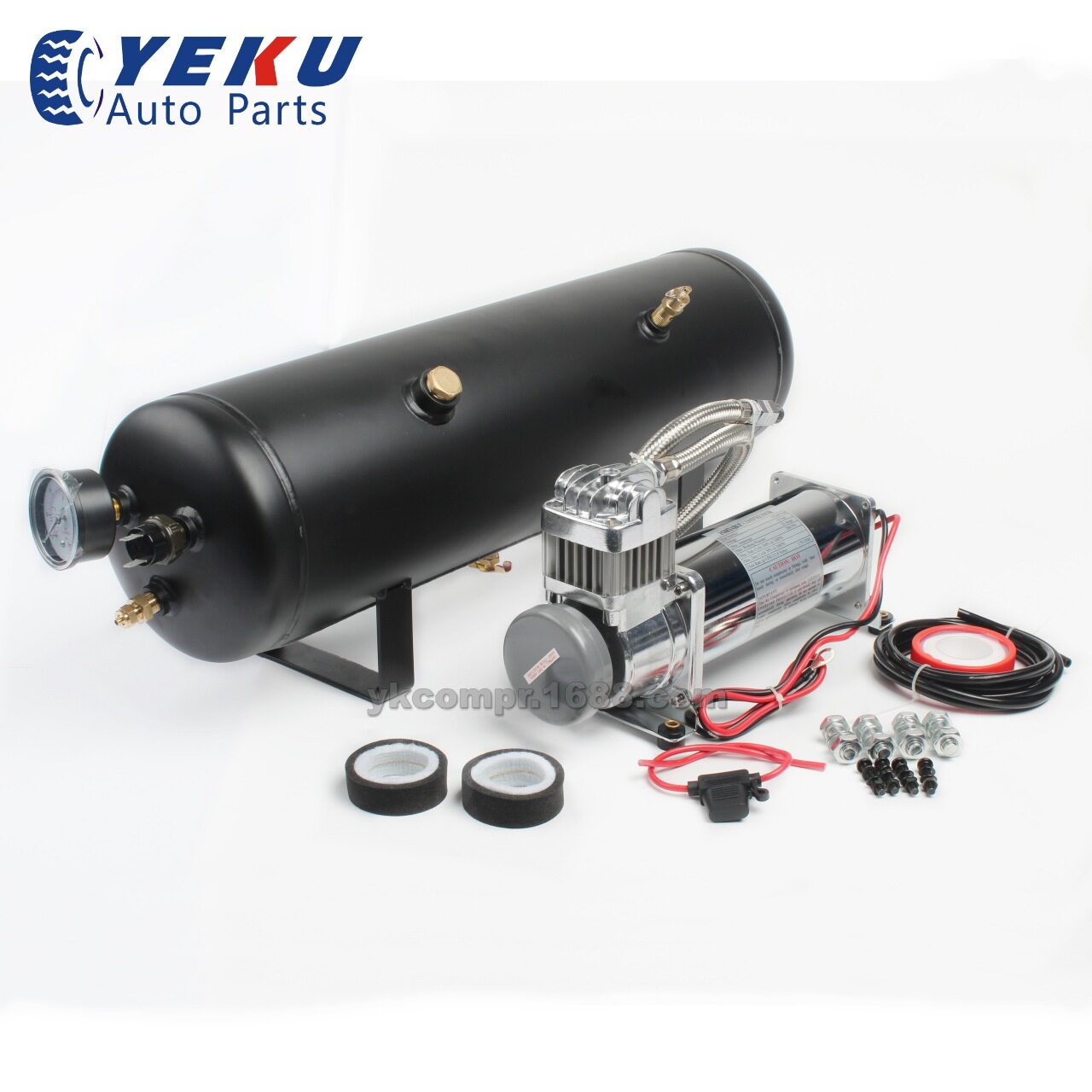 汽车改装悬挂气泵 3加仑/3gal气罐 12V车载充气泵200psi 厂家热销