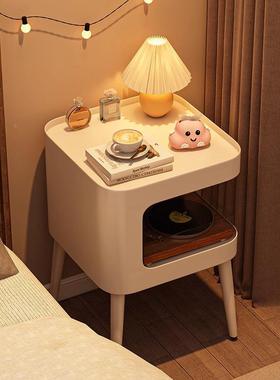 铁艺床头柜家边用30631卧室简现小代型替代品奶油风约几创意置物