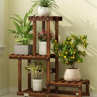架子客花厅落地式实多肉QLF阳台盆置物木架窗台户外花栽植物摆放