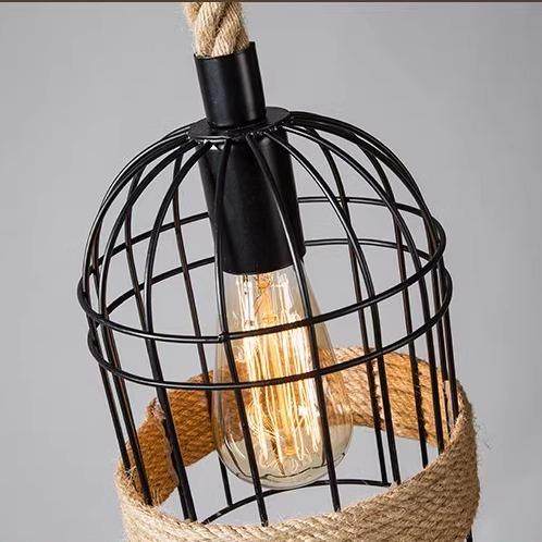 工古业风复装麻绳吊灯餐厅酒吧台914吊灯创意个性网咖橱窗店铺饰,家装灯饰光源,智能吊灯,淘宝优惠券,粉丝福利购,淘宝优惠卷