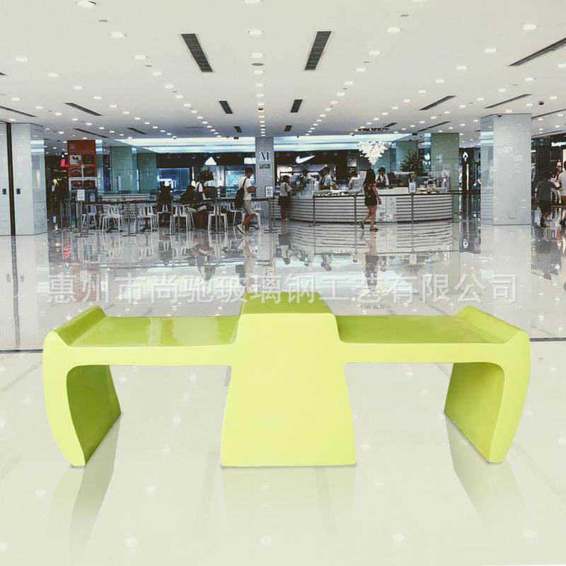 款玻璃钢卡场通新动物休闲座椅商户HPN陈外广场美创意休息等候长