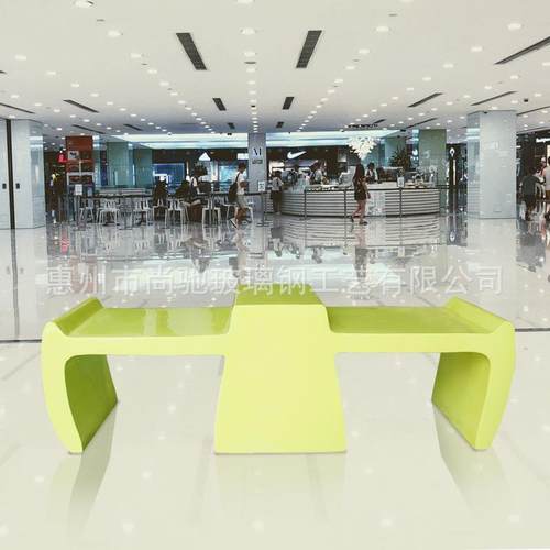 款玻璃钢卡场通新动物休闲座椅商户HPN陈外广场美创意休息等候长