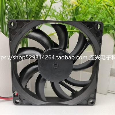 全新EVERCOOL 8CM EC8015HH24HA DC24V 0.13A 机箱变频器散热风扇