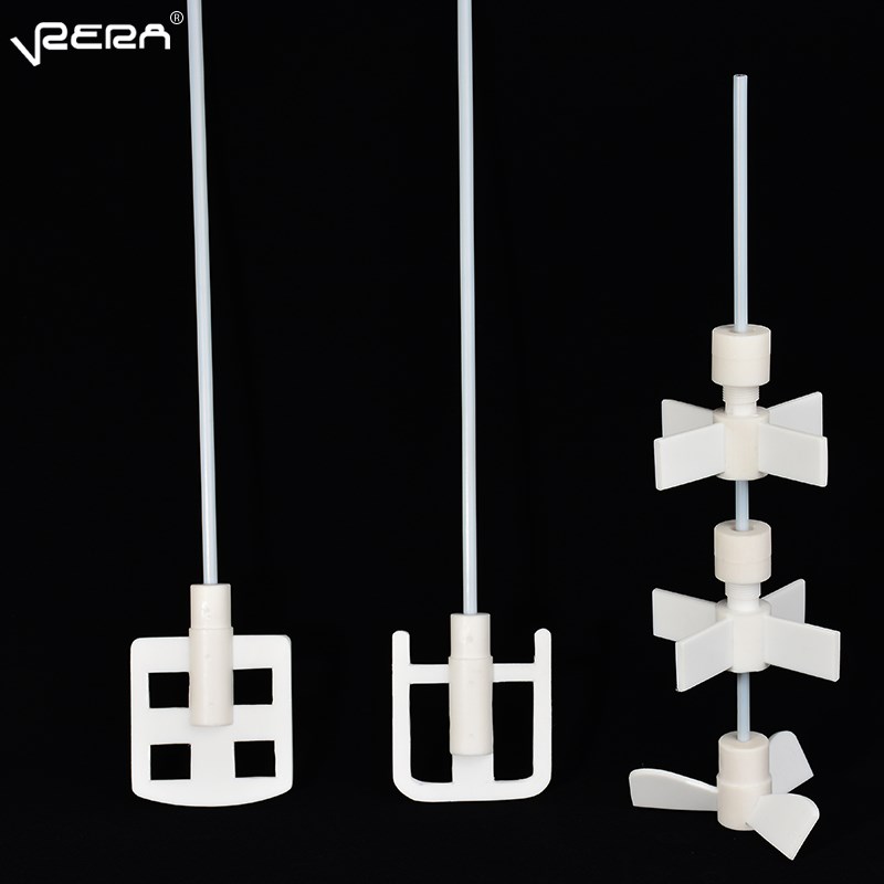 定制聚四氟乙烯搅拌棒,双层推进式螺旋桨三叶四叶四氟搅拌棒!