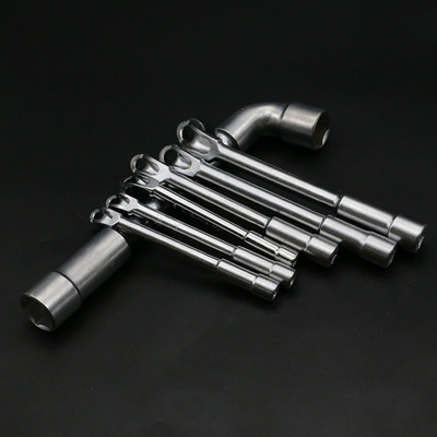 L型套筒扳手汽修工具L字型双头弯头穿孔外烟袋斗型六角6-19mm