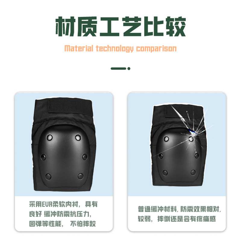 轮滑护具套装龟壳塑料护膝护肘护腕全套溜冰滑冰滑板学步骑行装备
