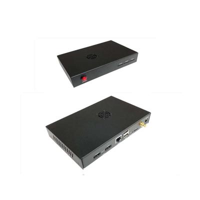 树莓派 RaspberryPi CM4 CM4IO金属外壳磨砂黑带风扇开机键