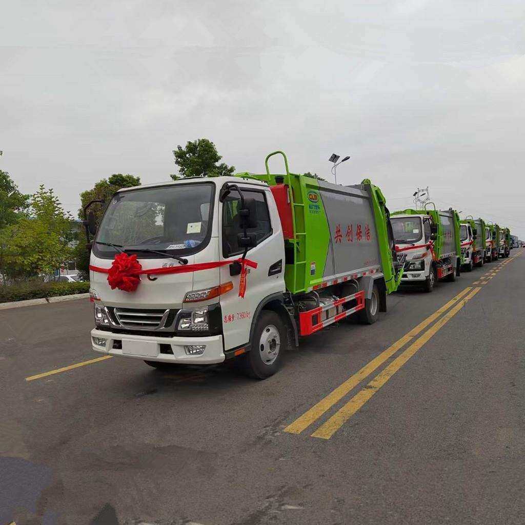江淮6方压缩垃圾车 环卫公司订购5方8方10方垃圾清运车