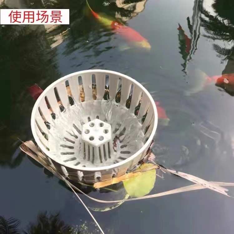 日胜鱼池面吸过滤溢水口锦鲤池油膜器水池过滤材料全套排水口配件