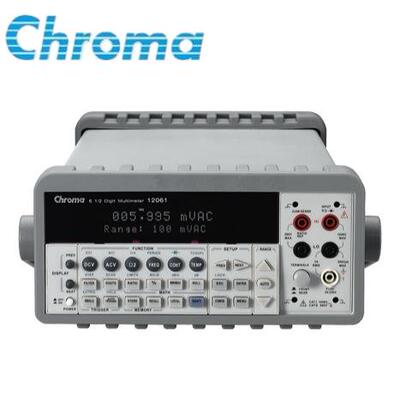 Chroma致茂12061六位半数字多功能电表十一种测量功能