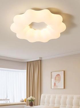 儿全光谱眼主卧室吸顶护灯奶油风创意甜甜圈花朵童房房间93754灯