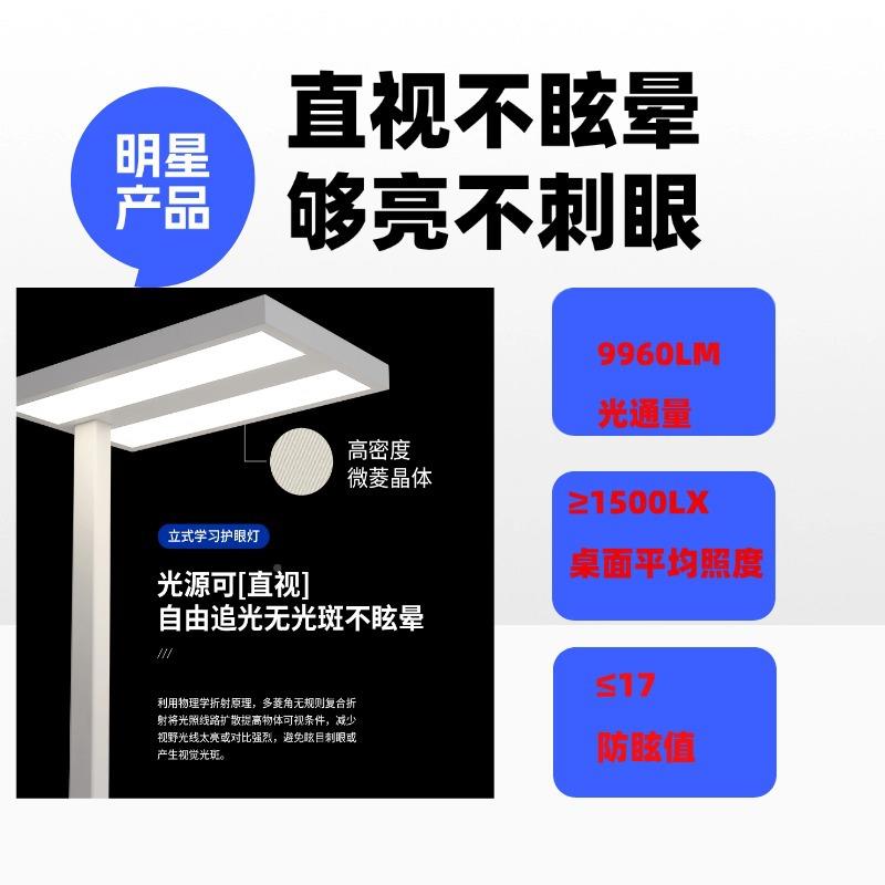 普SD-EPFL-瑞儿10W0天际光落地眼灯立式全光谱学习专用护童书桌钢