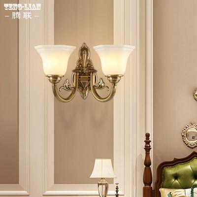 全式复古壁灯美卧室铜客厅餐厅过床头壁灯欧式书房9881楼梯道套房